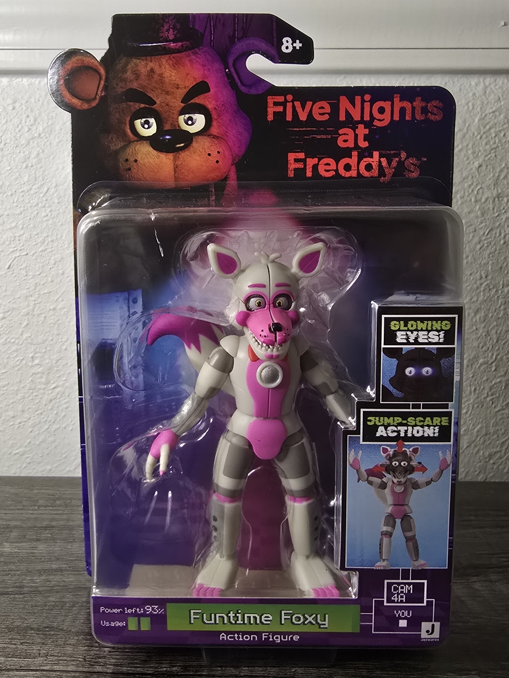 Five Nights at Freddy's Funtime Foxy Action Figure - Pink & White